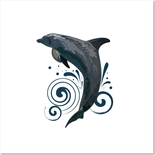 Dolphin Wall Art by adamzworld